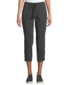 Cropped Ankle-split Pant