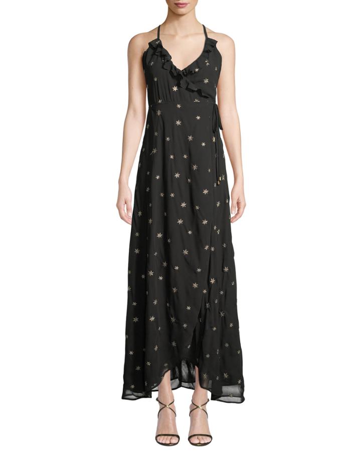 Nostalgia Star-embroidered Wrapped