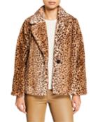 Leopard Faux-fur Jacket