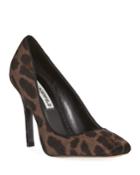 Maki Leopard-print Fur Pumps
