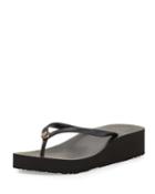 Rubber Wedge Flip-flop