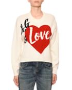 Cashmere D & G Is Love Intarsia