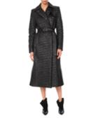 Quilted Belted Nylon Trench Coat