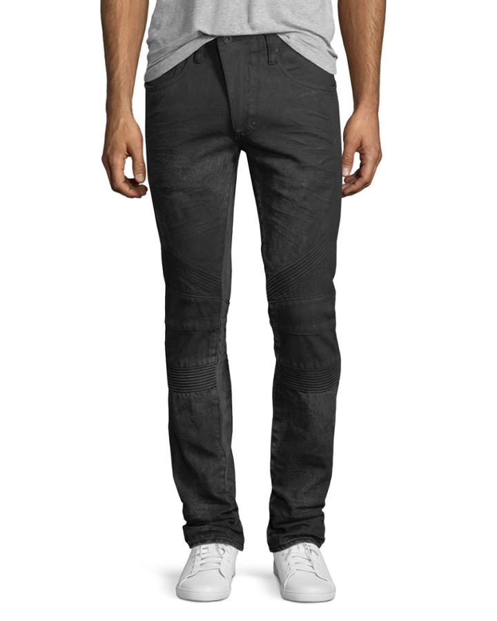 Le Sabre Moto Slim-straight Jeans