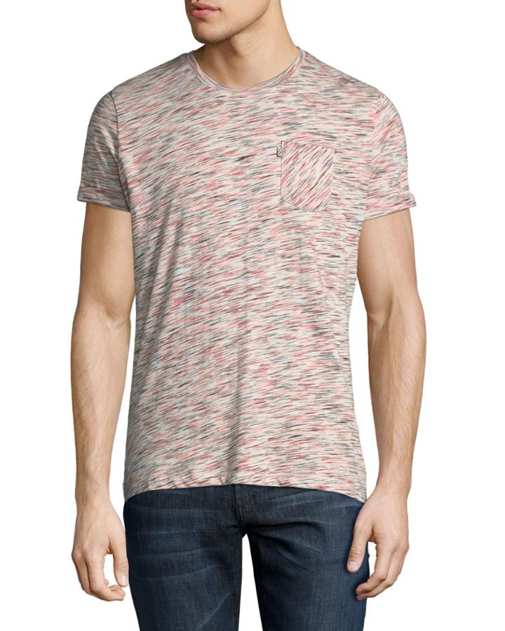 Men's Space-dye Crewneck Pocket T-shirt