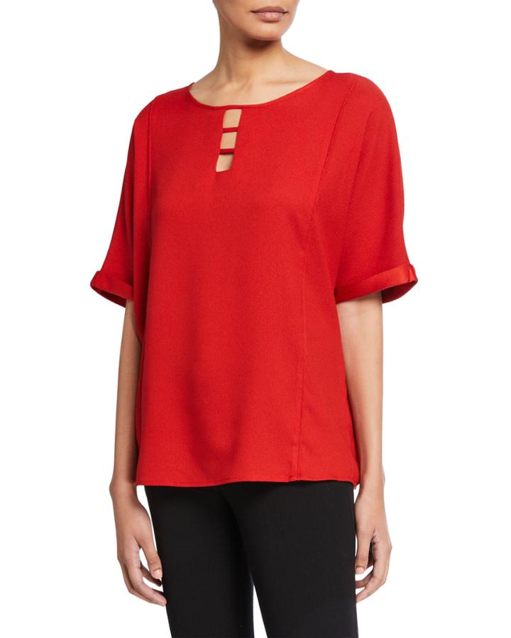 Cutout Hammered Top