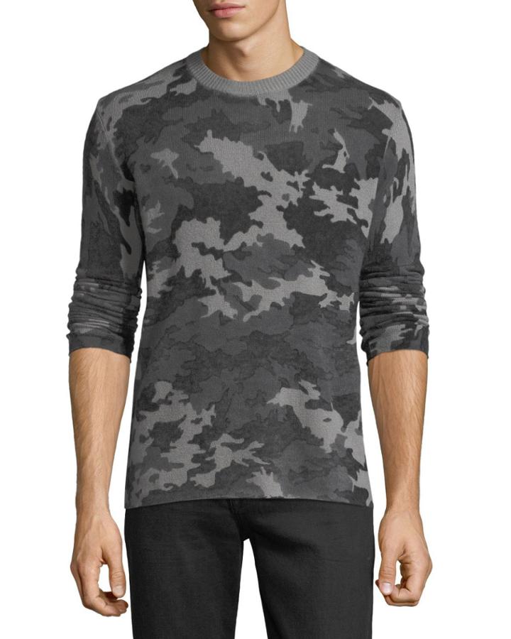 Men's Camo Wool-cashmere