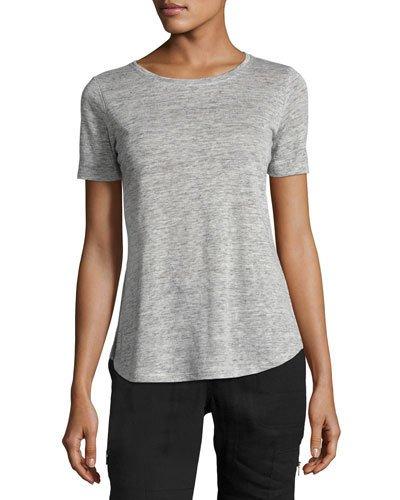 Short-sleeve Linen Jersey Tee