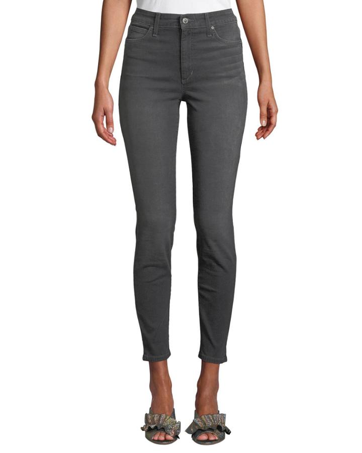 Charlie Skinny Ankle Jeans, Gray