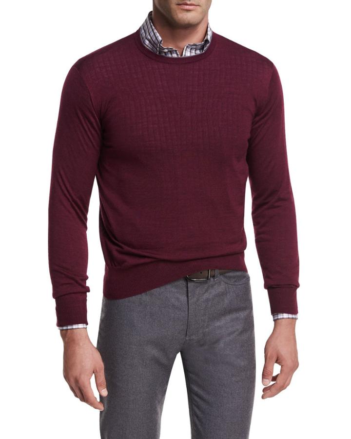 Collection Merino-silk Crewneck