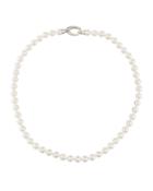 6mm White Pearl Necklace,