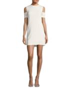 Viscose-stretch Arm-cuff Dress