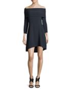 Kensington Off-the-shoulder Mini Cocktail Dress