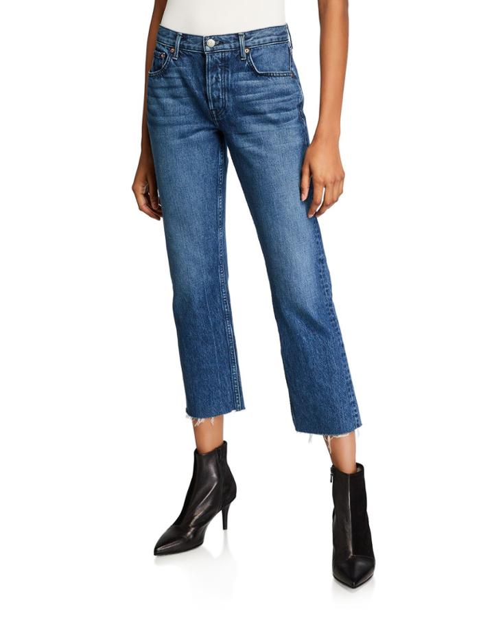Tatum Cropped Straight-leg Jeans