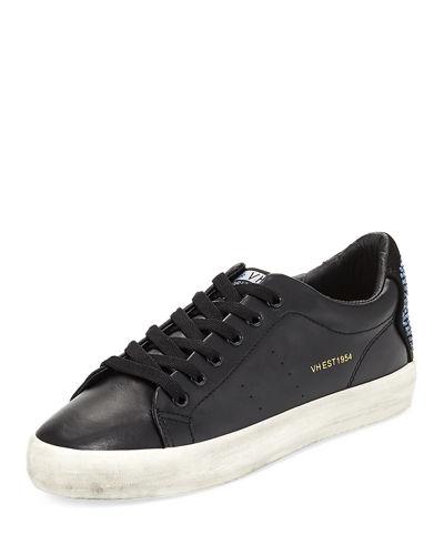Stars Low-top Distressed Metallic