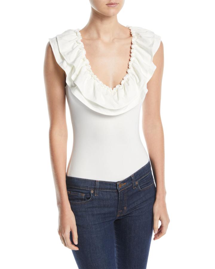 Tiered Ruffle Bodysuit