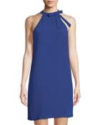 Tie-neck Halter Crepe