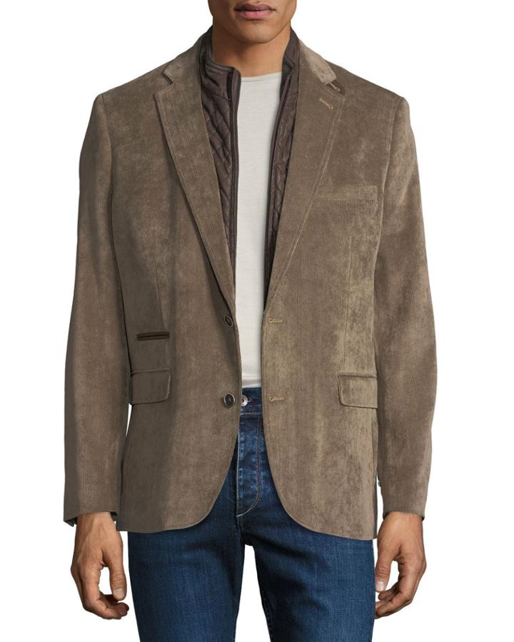 Men's Huston Blazer With Faux