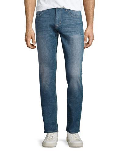 Slim Straight-leg Denim Jeans,