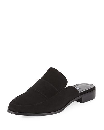 Grace Suede Slide Flat