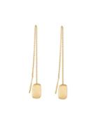 Delicati Rectangle Thread-through Drop Earrings