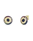 Gold-plated Round Evil Eye