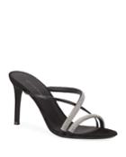Strappy Embellished Crisscross