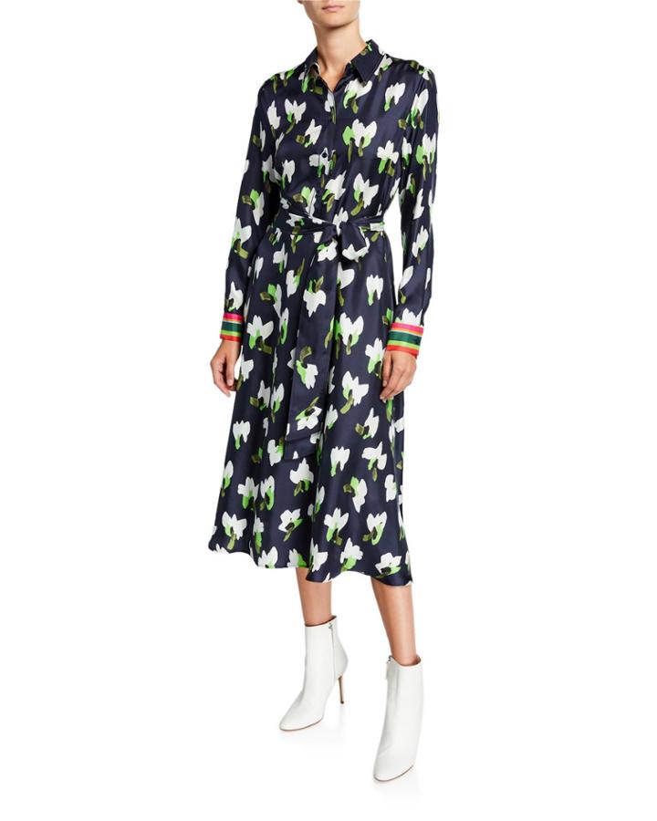 Abstract Floral-print