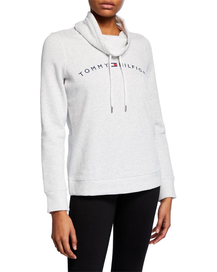 French Terry Cowl-neck Logo