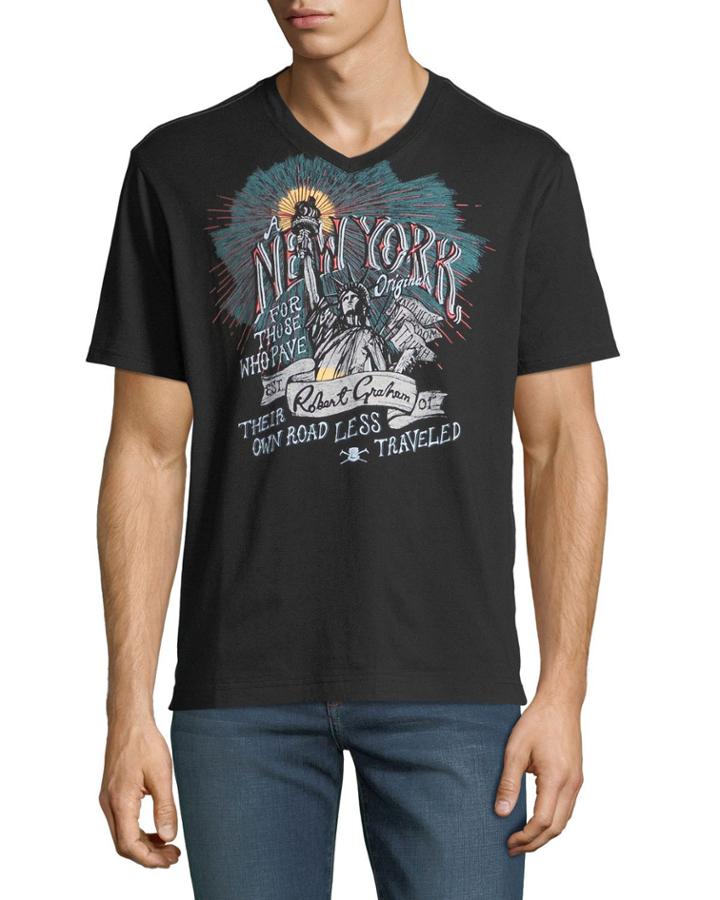 Men's Ny Graphic Short-sleeve T-shirt