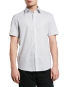 Men's Square Print Short Sleeve