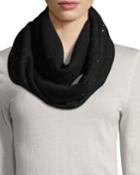 Sequined Cashmere/silk Infinity