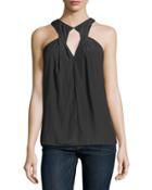 Kara Twisted Keyhole Top