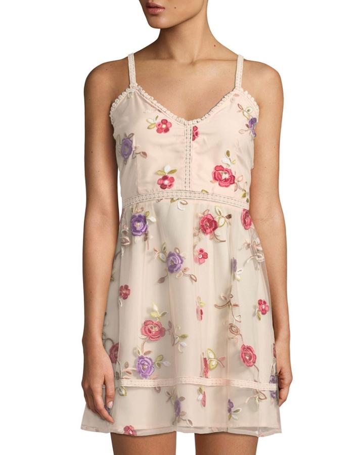 Gemma Floral-embroidered