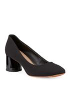 Camy Mid-heel Crepe Comfort Pumps