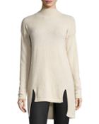 Cashmere Mock-neck Tunic