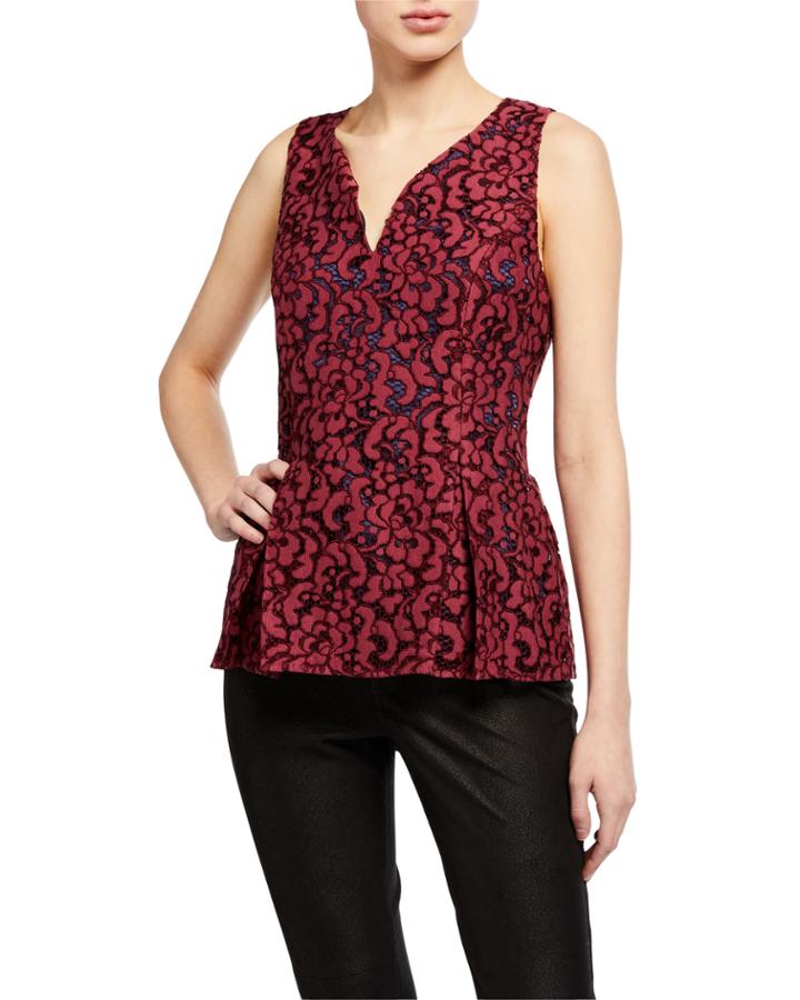 Sloane Lace Peplum Top