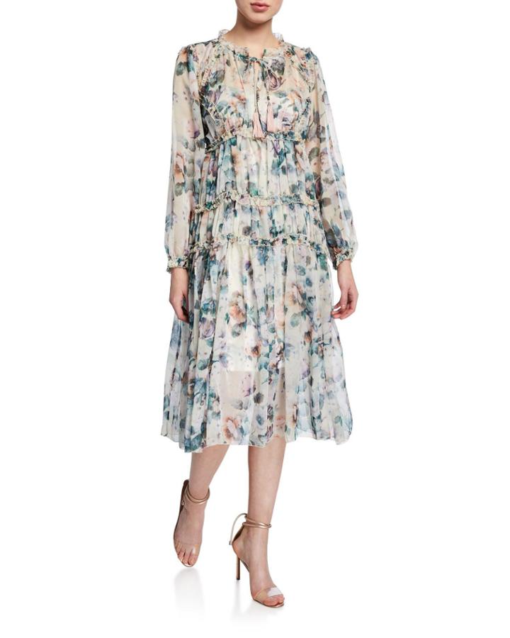The Romantic Floral Ruffle