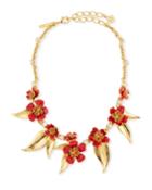 Delicate Flowers Collar Necklace