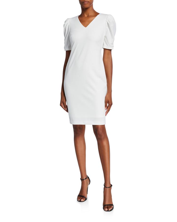 Ruched Short-sleeve