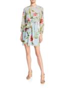 Sophia Floral Tie-front Dress