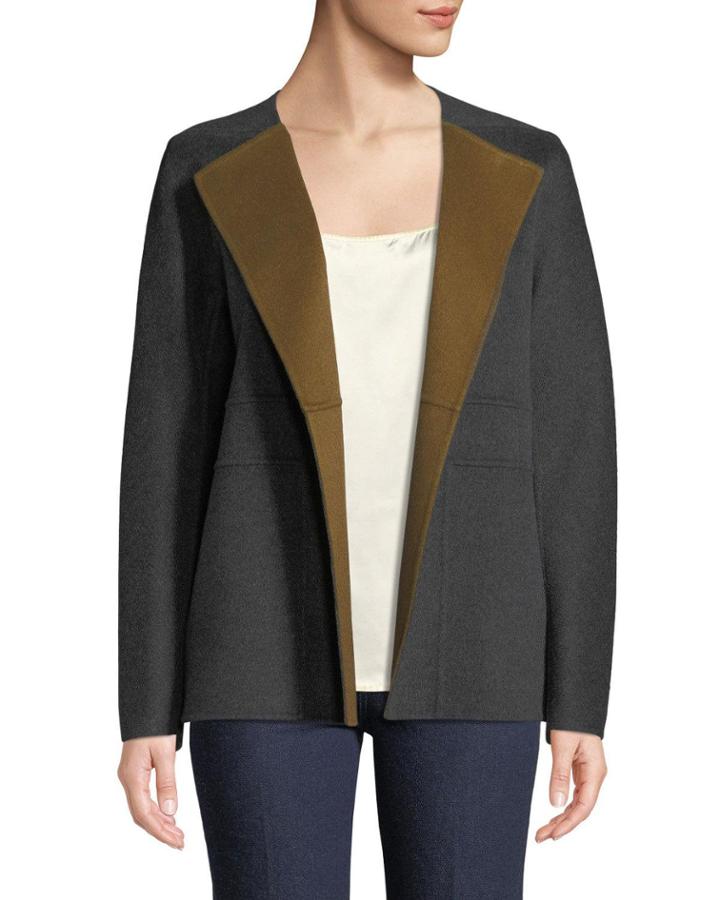 Oriana Two-tone Double-face Jacket