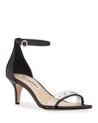 Dixie Studded Clear-strap Leather
