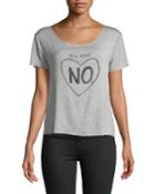 Dreamer How About No Scoop-neck Graphic Tee