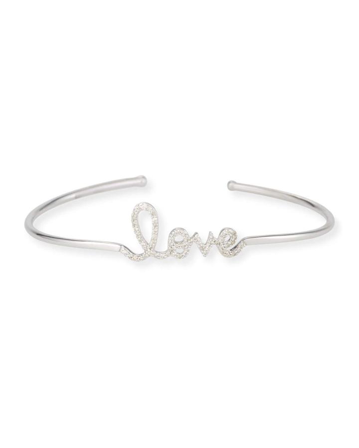 14k White Gold Medium Diamond
