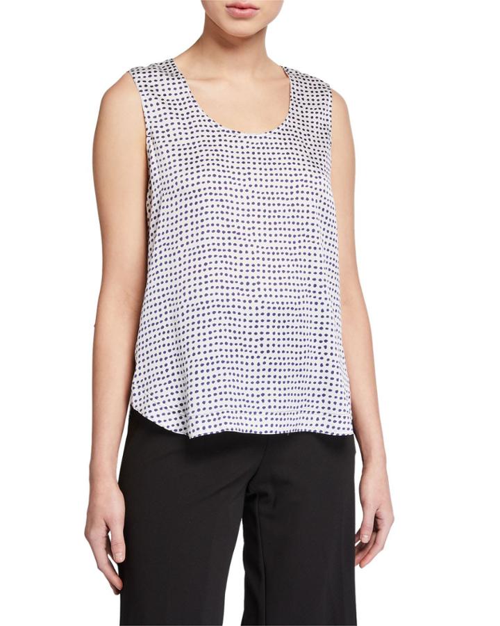 Dot Easy Fit Scoop-neck Tank