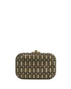 Madu Slide-lock Minaudiere Clutch Bag