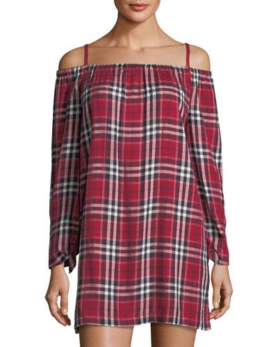 Off-the-shoulder Long