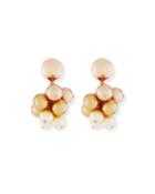 Pearly Vine Clip-on Earrings