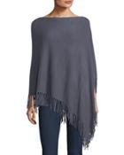 Cashmere Fringed Poncho